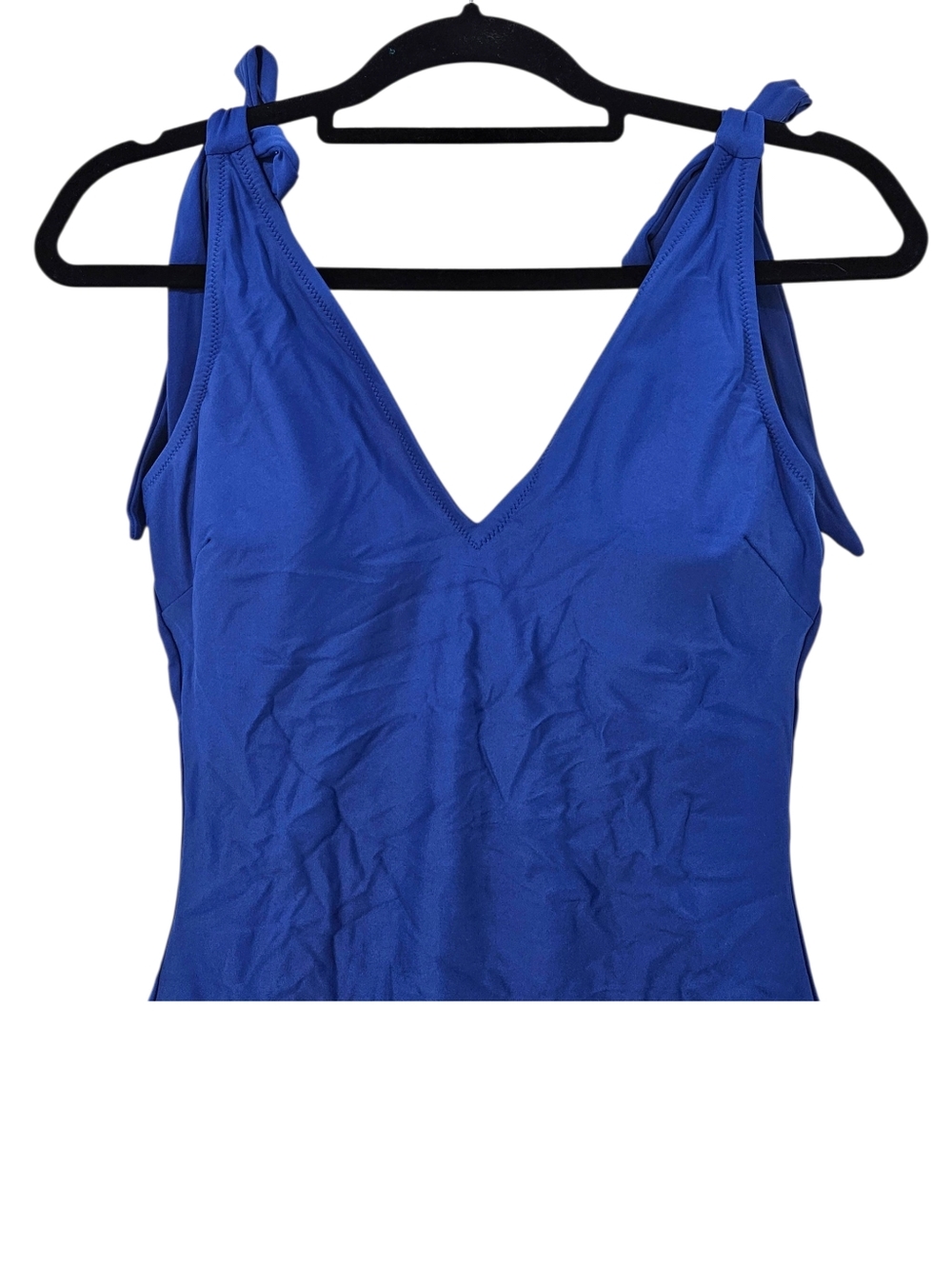 NWT J.Crew Factory Tie-Shoulder Swimsuit Size M - Picture 2 of 5